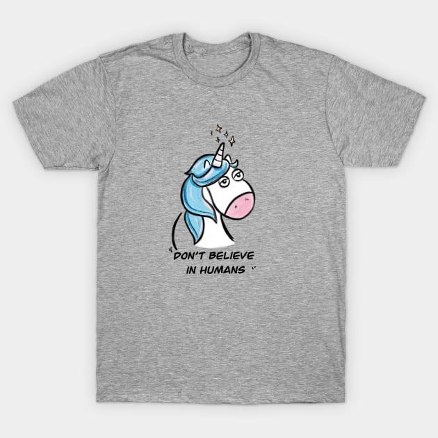 Funny unicorn T-Shirt by Chaplo
